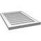 Ekena Millwork Vertical Surface Mount PVC Gable Vnt: Non-Functional, w/2"W x 1-1/2"H, Brickmould Frame, 18"W x 26"H GVPVE18X2602SN - alternate 5